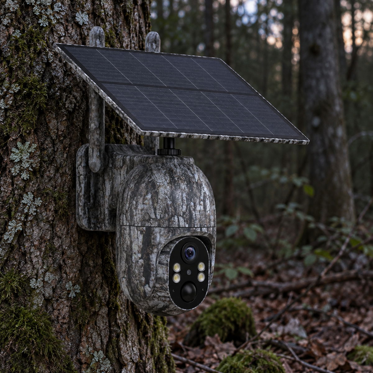 Kääntyvä 4G-aurinkokamera – 2,5K valokuvat